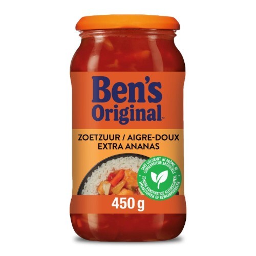 Ben's Original Sweet & Sour Sauce with Vegetables & Pineapple 450g