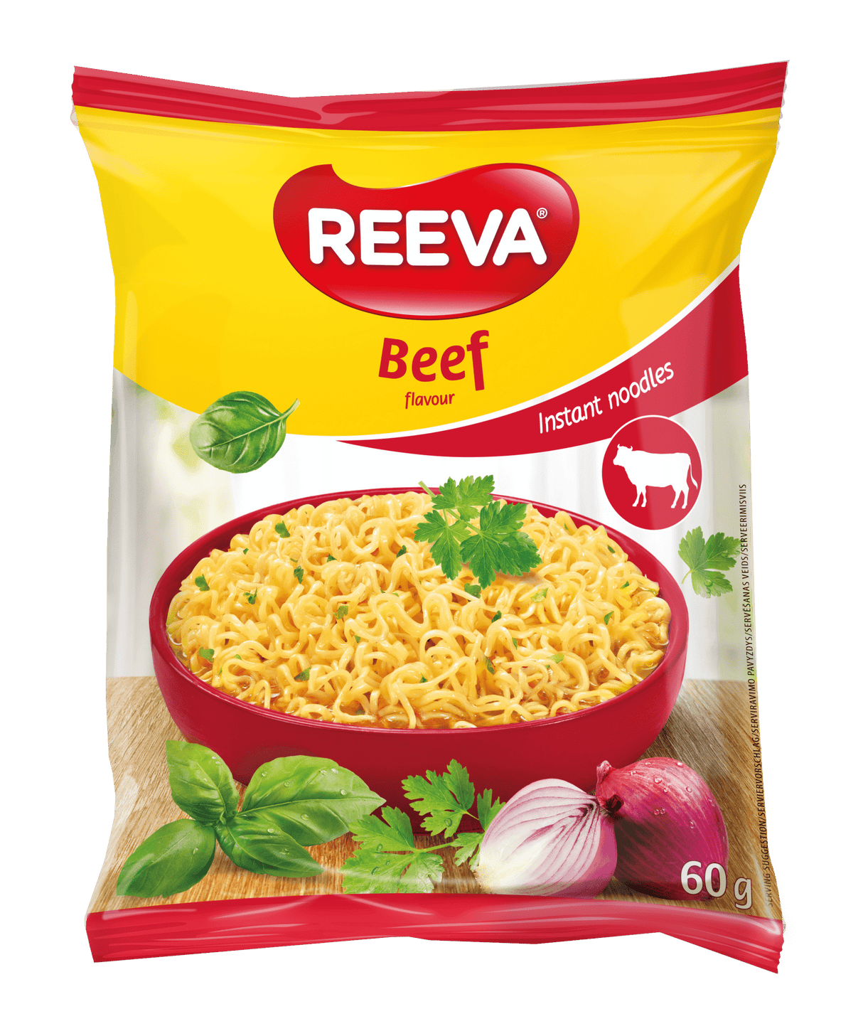 REEVA BEEF Flavor Instant Noodles 60g