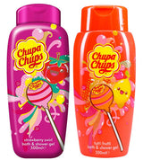 CHUPA CHUPS Strawberry Swirl & Tutti Frutti Bath & Shower Gel Set 2 x 300ml