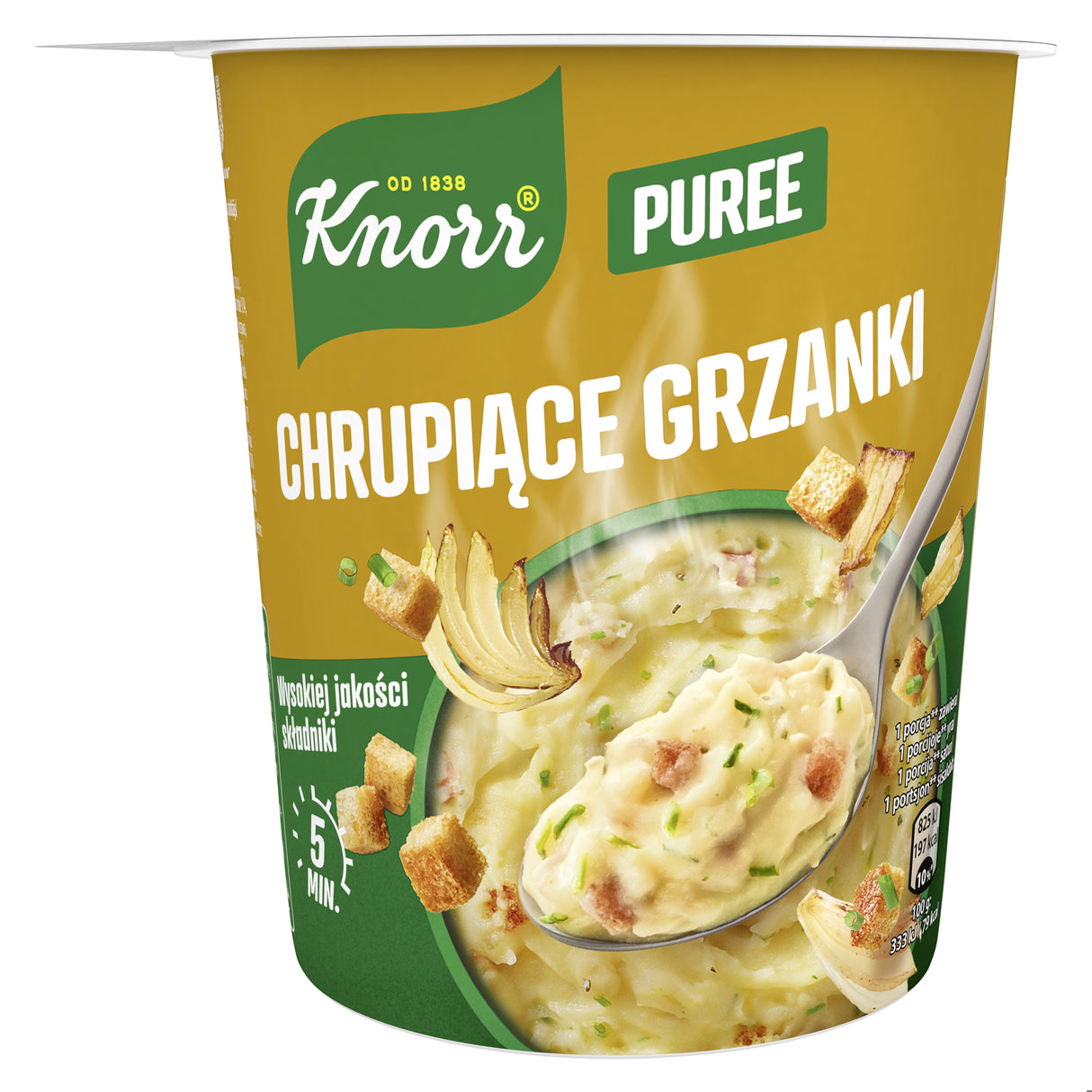 KNORR Instant Mashed Potatoes Onion Flavor with Croutons 48g