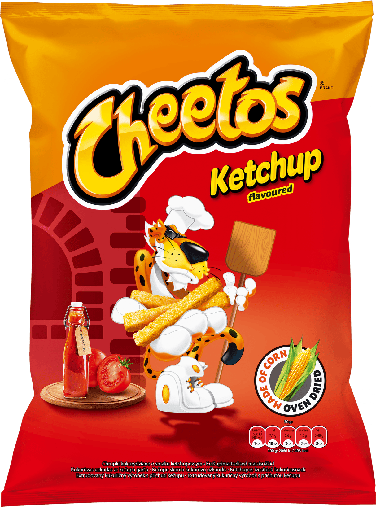 Cheetos Ketchup Flavor Sticks Puffed Snacks 165g
