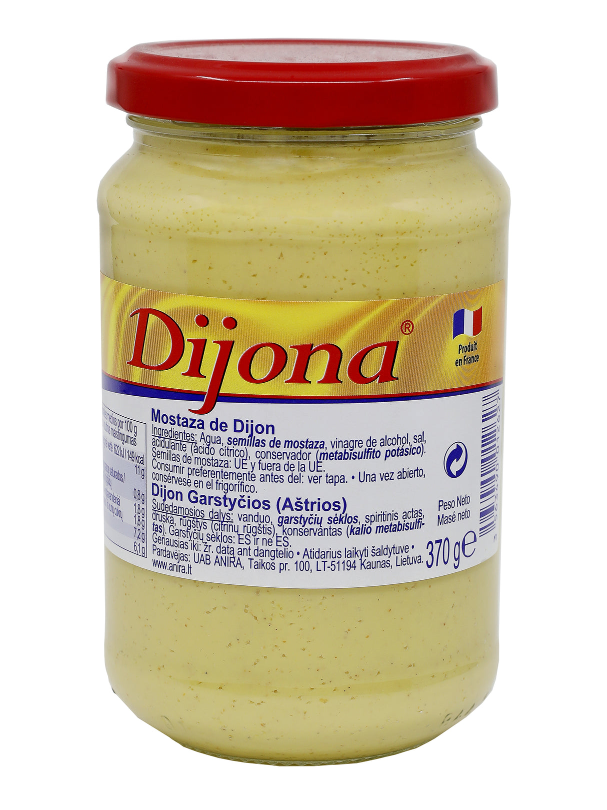 DIJONA Spicy Dijon Mustard 370g
