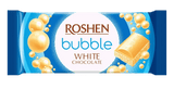3 ROSHEN BUBBLE White Dark & Milk Chocolate Bars Ukrainian Sweets 80g 2.8oz