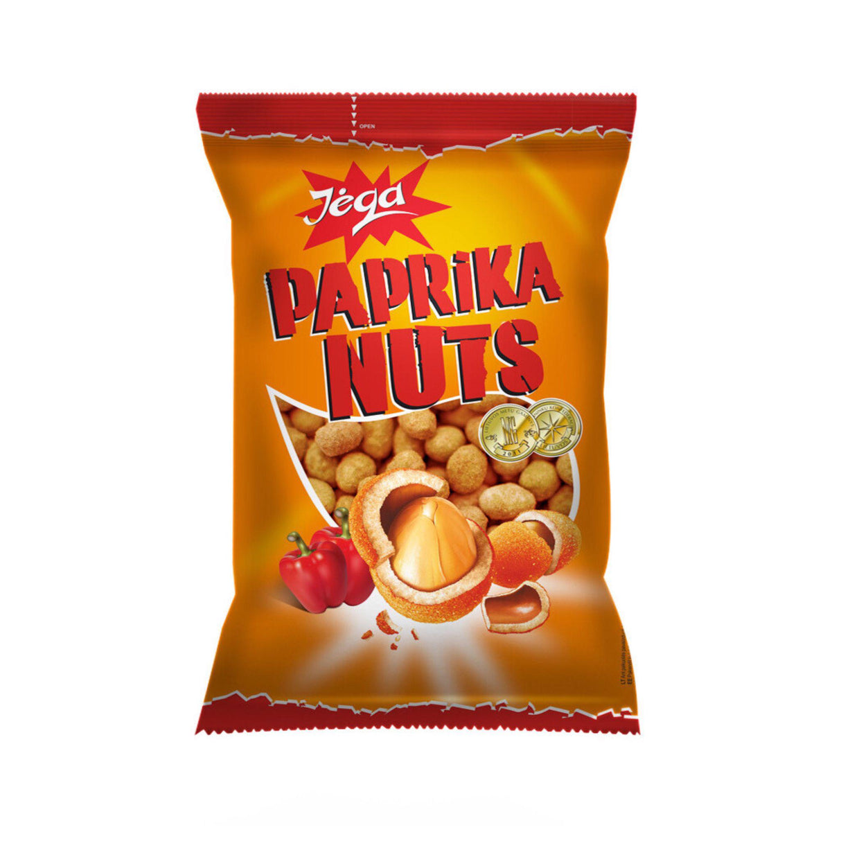 JEGA PRAPRIKA Flavor Crispy Coated Peanuts 500g