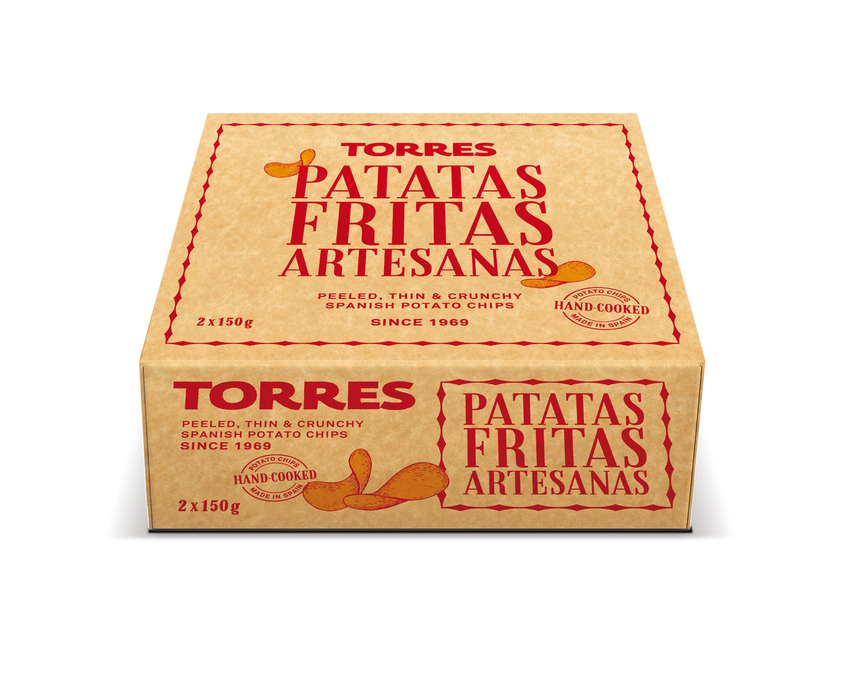 TORRES PATATAS FRITAS ARTESANAS Traditional Potato Chips Box 300g 10oz