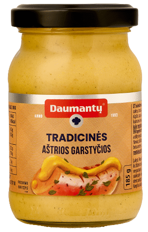 DAUMANTU Traditional Spicy Mustard 185g