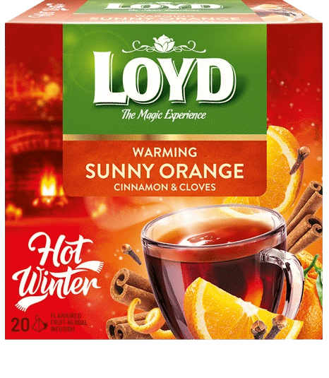 LOYD WARMING SUNNY ORANGE Fruit Tea with Cinnamon & Cloves 40g