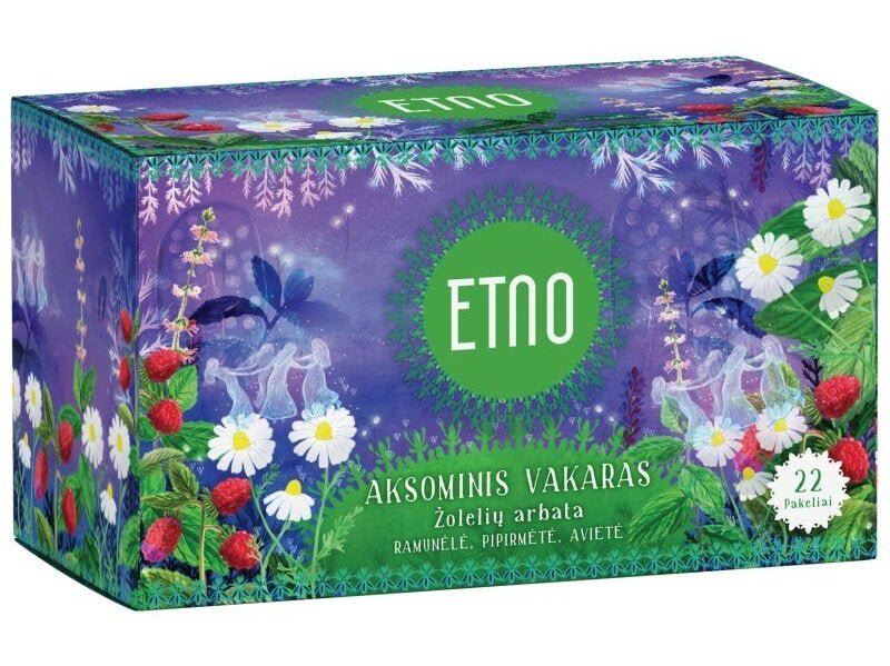ETNO Velvet Evening Herbal Tea with Raspberries, Chamomile & Peppermint 33g