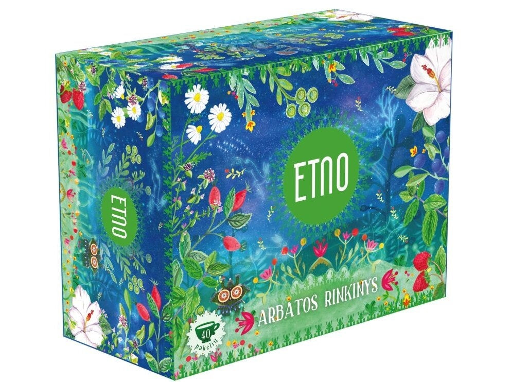 ETNO Natural Herbal, Fruit & Black Tea Variety Gift Box 75g