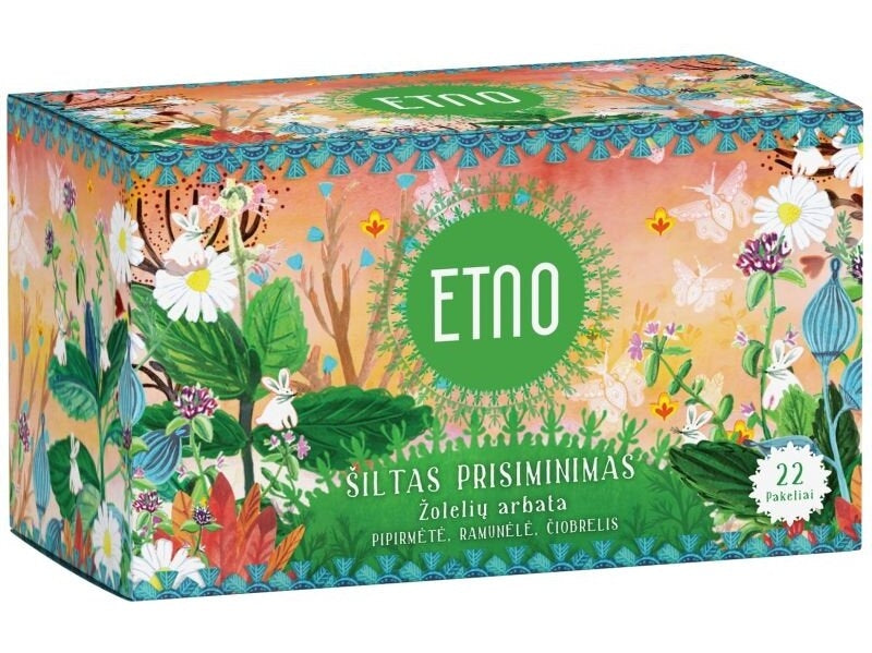 ETNO Warm Memories Herbal Tea with Thyme, Chamomile & Peppermint 33g