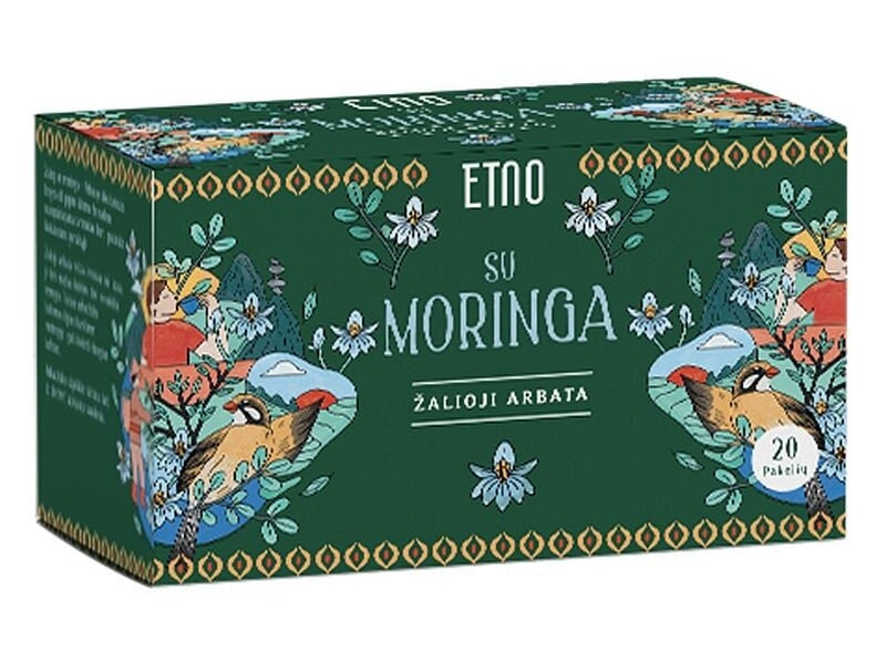 ETNO MORINGA Natural Green Tea 40g