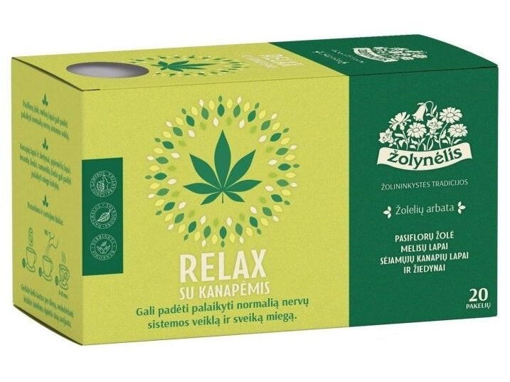 ŽOLYNĖLIS RELAX Herbal Tea with Hemp 30g