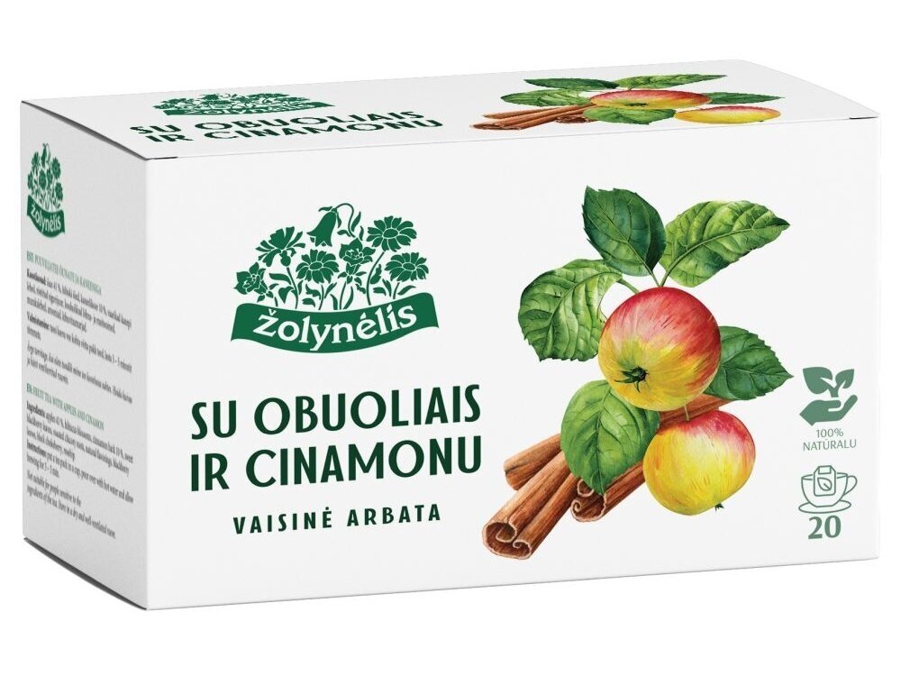 ŽOLYNĖLIS Natural Fruit Tea with Apple & Cinnamon 50g