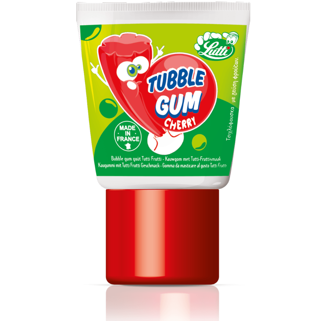 LUTTI TUBLE GUM Cherry Flavor Bubble Gum 35g