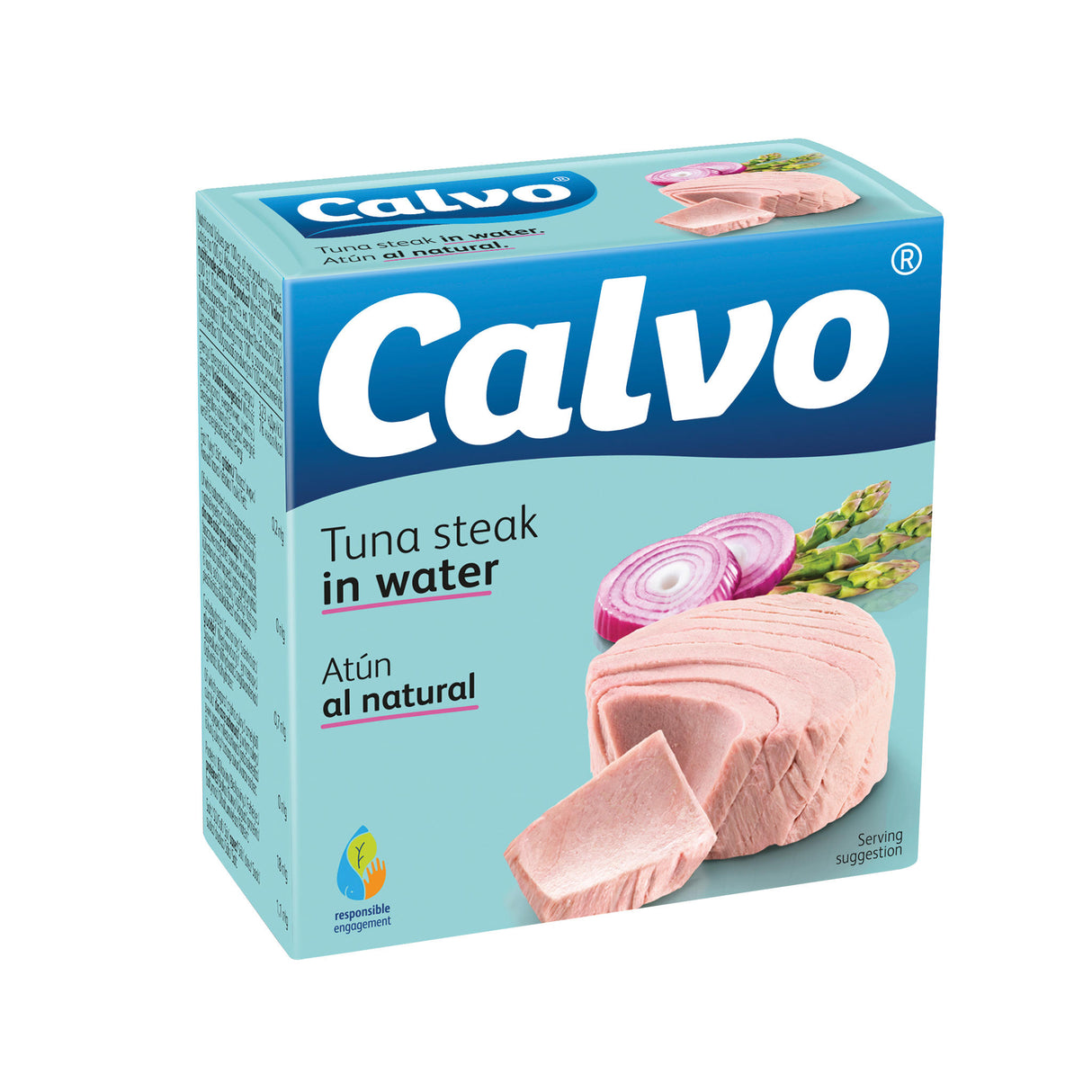 CALVO Natural Tuna Steak in Water 160g