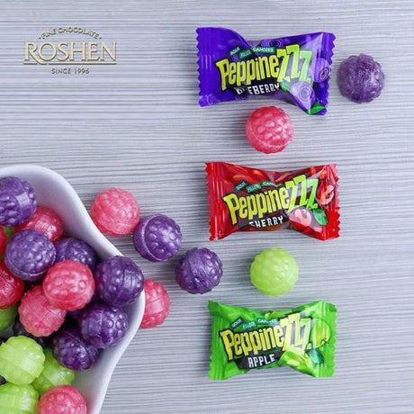 ROSHEN PEPPINEZ Sour Filled Candies Party Sweets Large Bag 900g 31oz