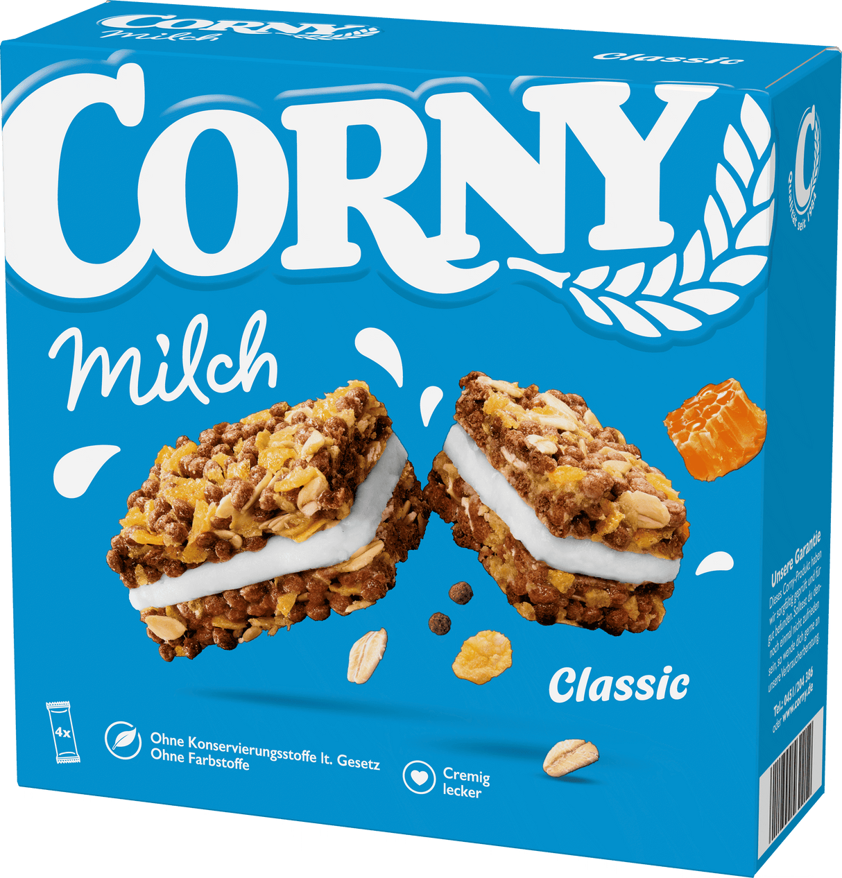 CORNY MILK Classic Cereal Bars 120g