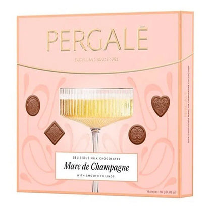 PERGALE Marc De Champagne Milk Chocolate Candies with Smooth Filling 114g 4oz