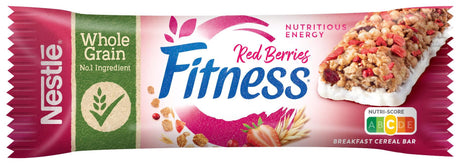 NESTLE Fitness Red Berries Flavor Cereal Bars 24 x 23.5g