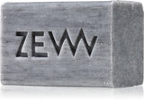 Zew For Men Aseptic Soap with Silver Citrate Bar Soap 80g