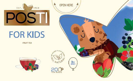 POSTI FOR KIDS Natural Fruit Tea 40g