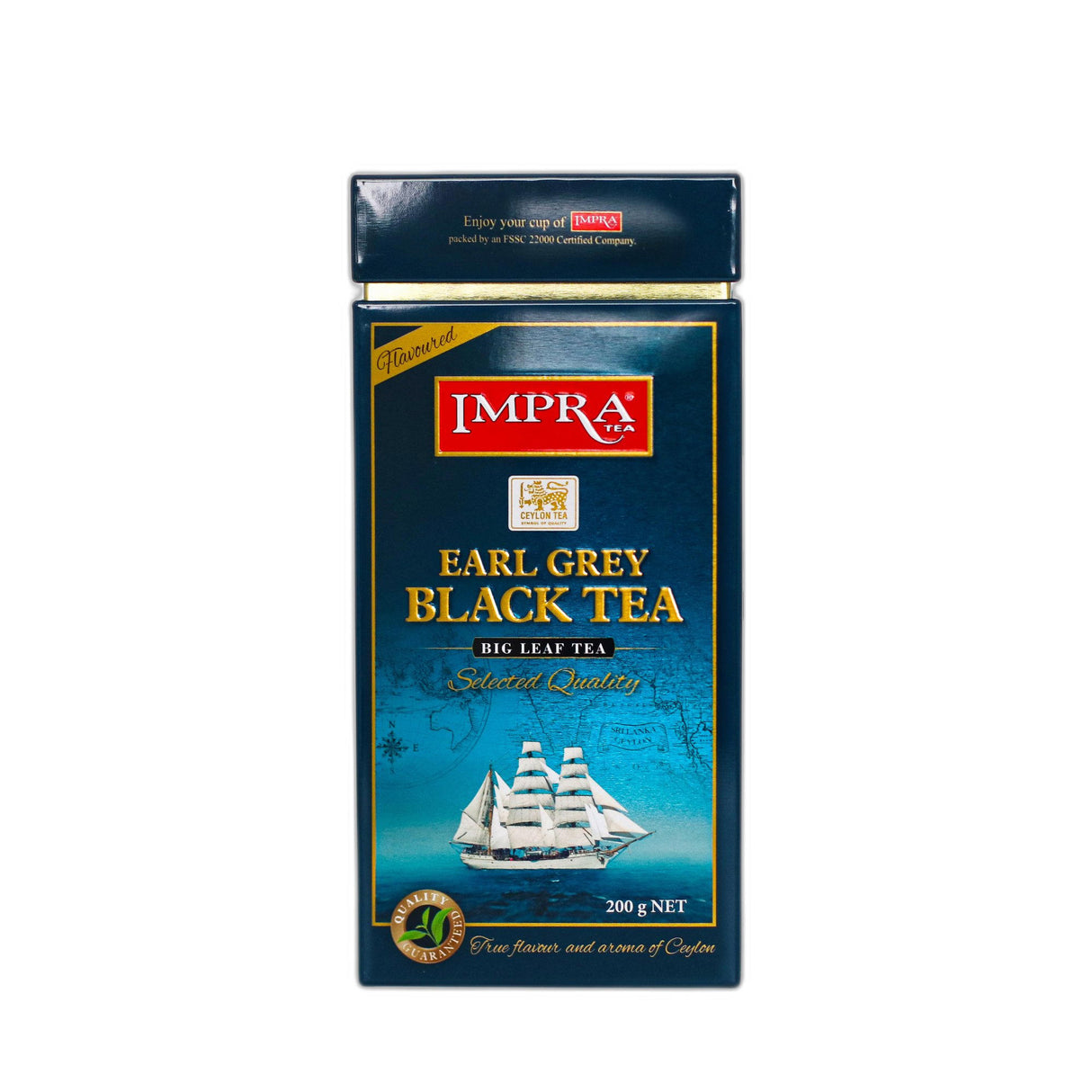 IMPRA EARL GREY Loose Big Leaf Black Tea Tin 200g