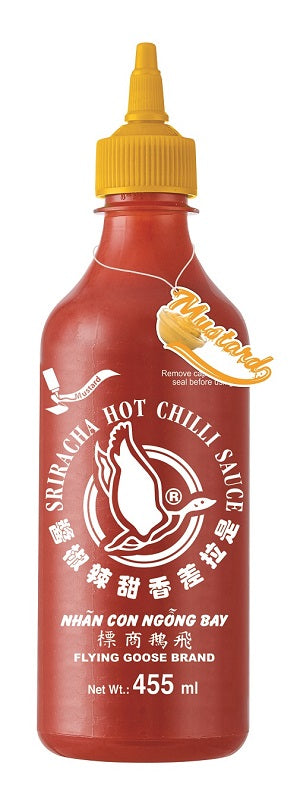 FLYING GOOSE Mustard Sriracha Hot Chilli Sauce 455ml
