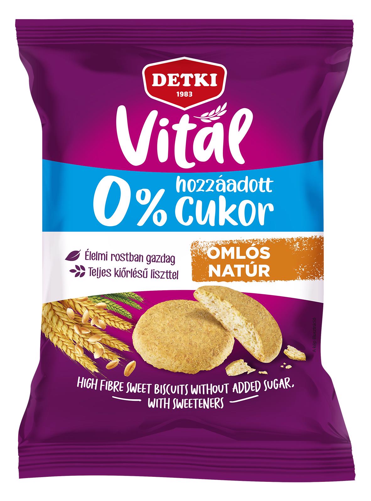 VITAL Sugar Free Wholegrain Cookies with Sweetener 180g
