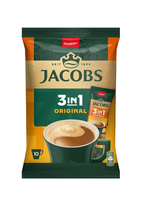 JACOBS 3in1 ORIGINAL Instant Coffee Sticks 126g
