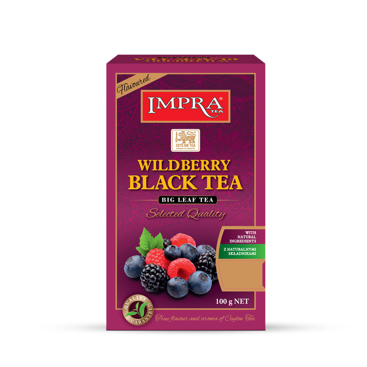 IMPRA WILDBERRY Loose Big Leaf Black Tea 100g