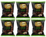 BON CHANCE GARLIC Flavor Baked Dark Bread Crisps Snacks 6 x 120g
