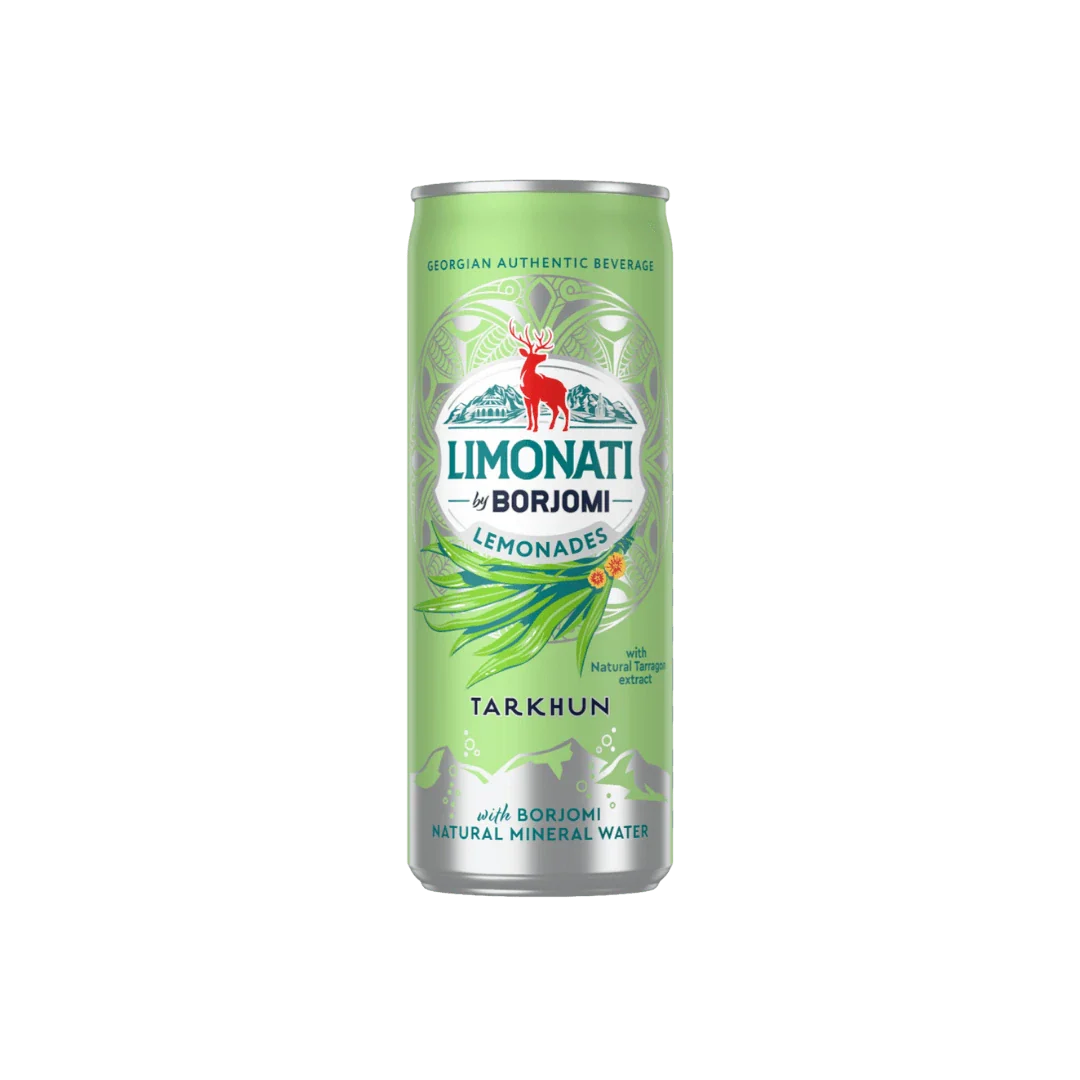 LIMONATI by BORJOMI Tarkhun Flavor Lemonade with Natural Mineral Water 330ml