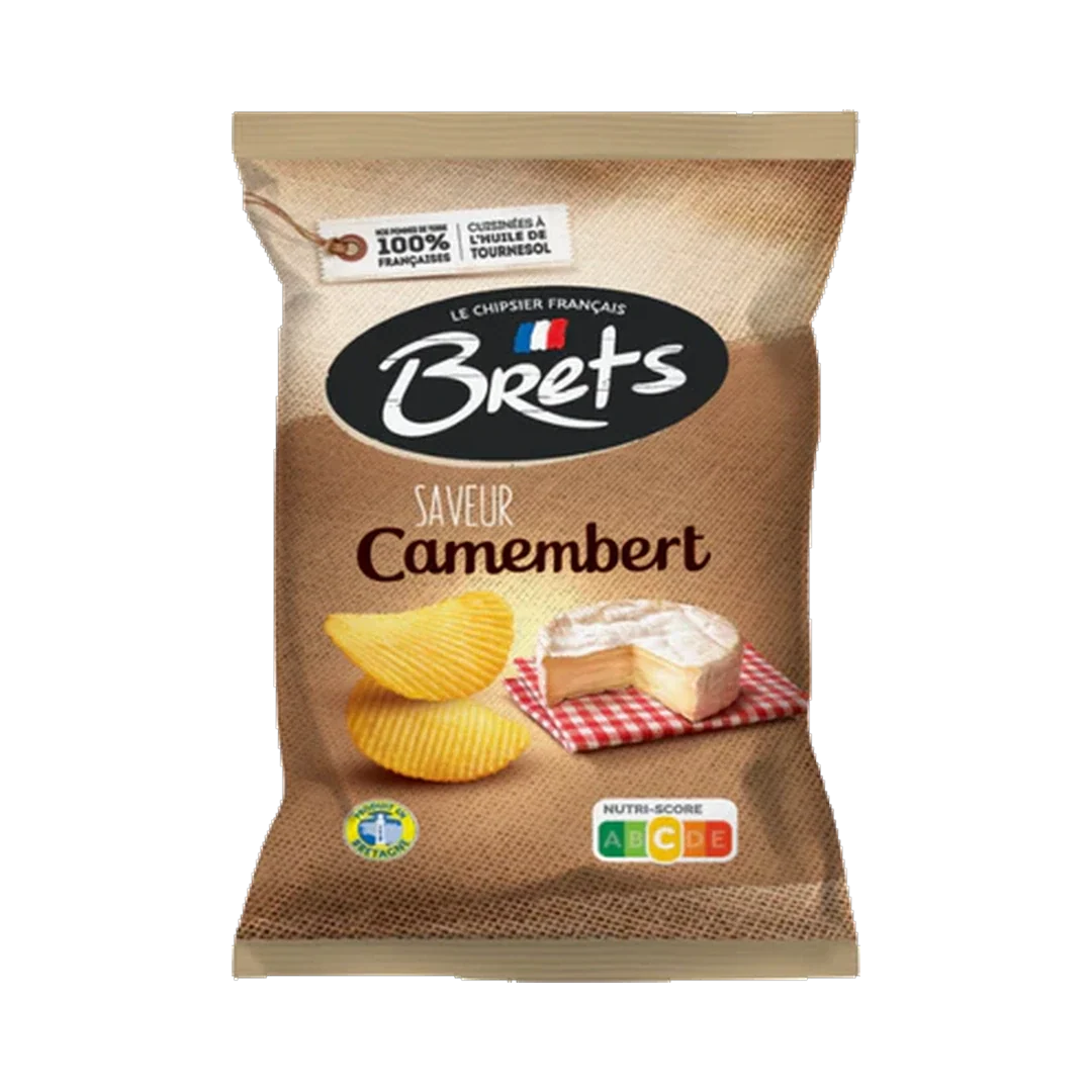BRETS Camembert Cheese Flavor Potato Chips 125g