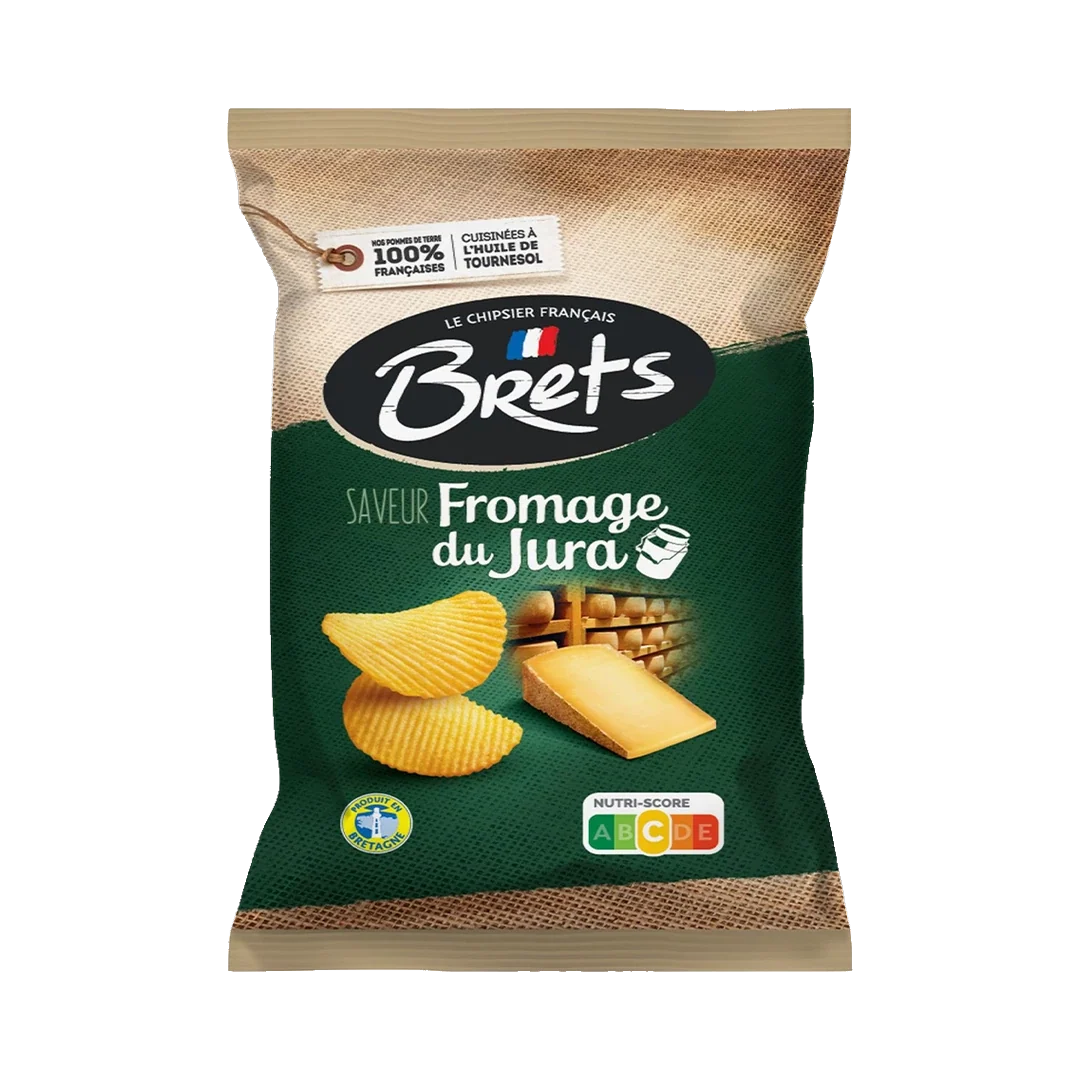 BRETS Fromage du Jura Flavor Potato Chips 125g