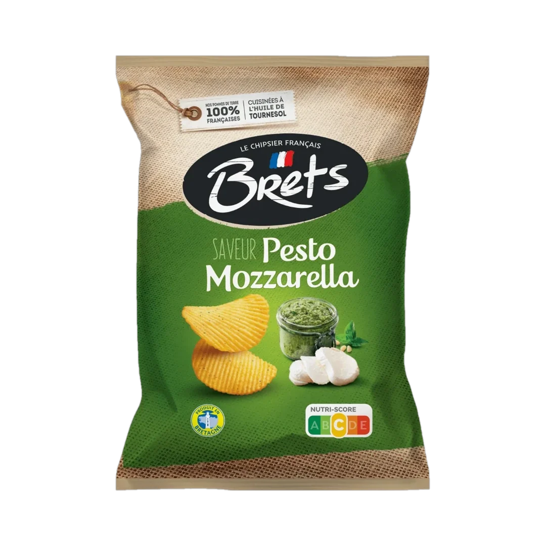 BRETS Pesto Mozzarella Flavor Potato Chips 125g