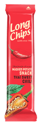 LONG CHIPS THAI SWEET CHILI Flavor Mashed Potato Snack 75g 2.65oz