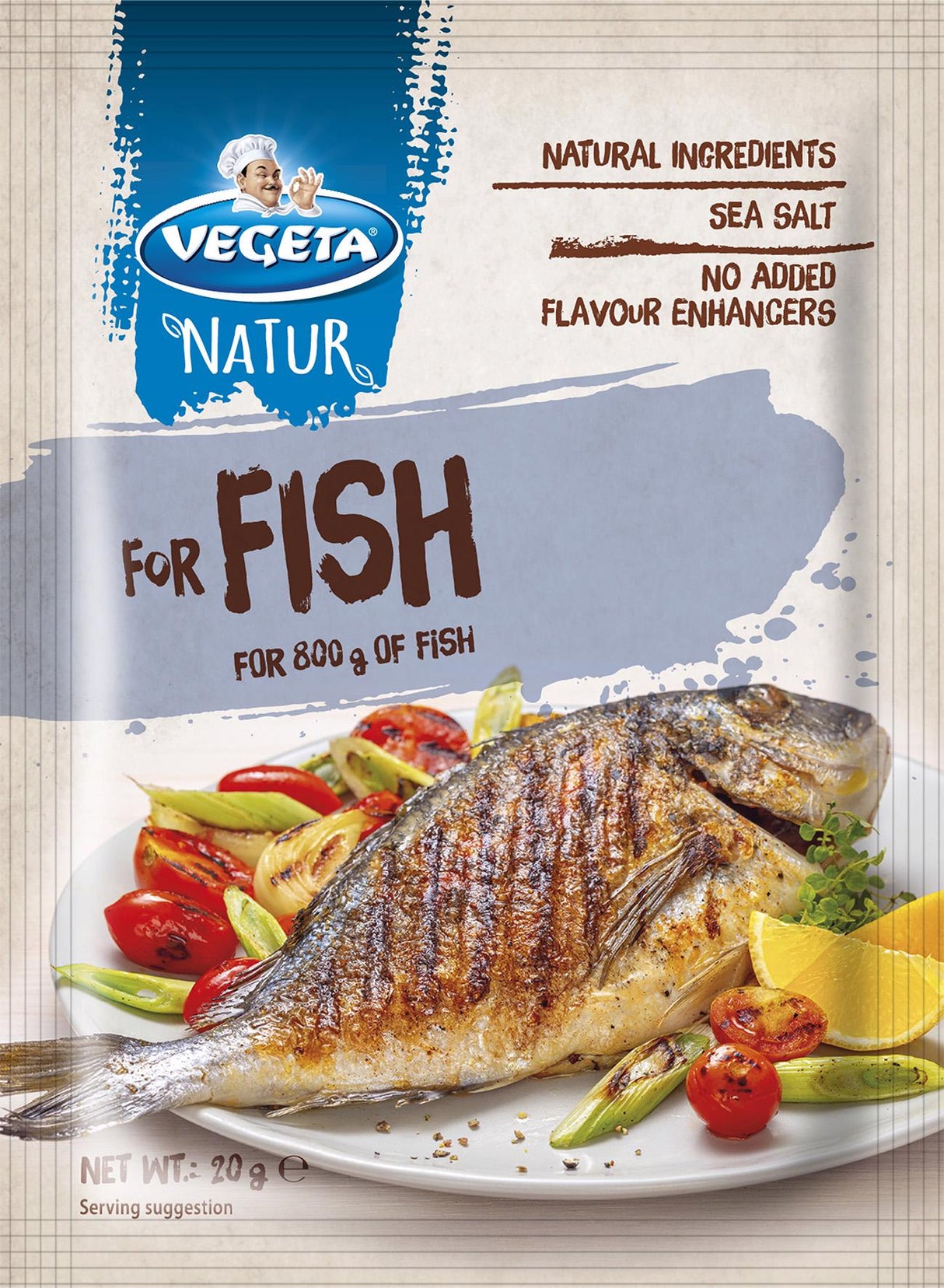 VEGETA NATUR Cooking Spices For Fish 20g