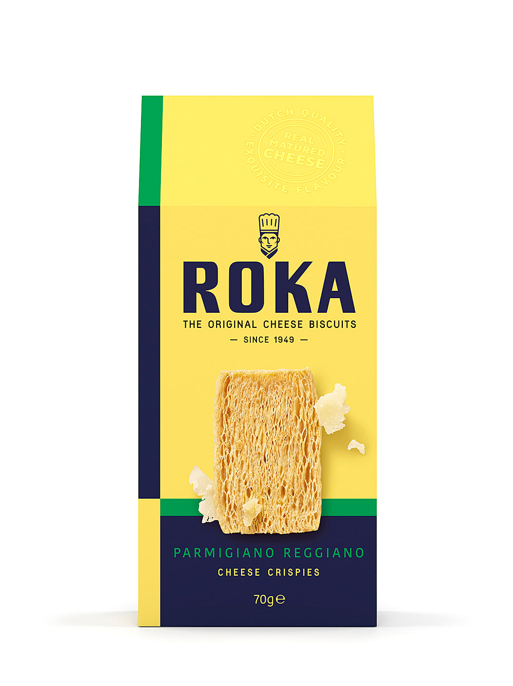 ROKA PARMIGIANO REGGIANO Cheese Crispies Crackers Snacks 70g