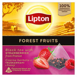 LIPTON FOREST FRUITS Black Tea with Strawberries from France 12 x 30g