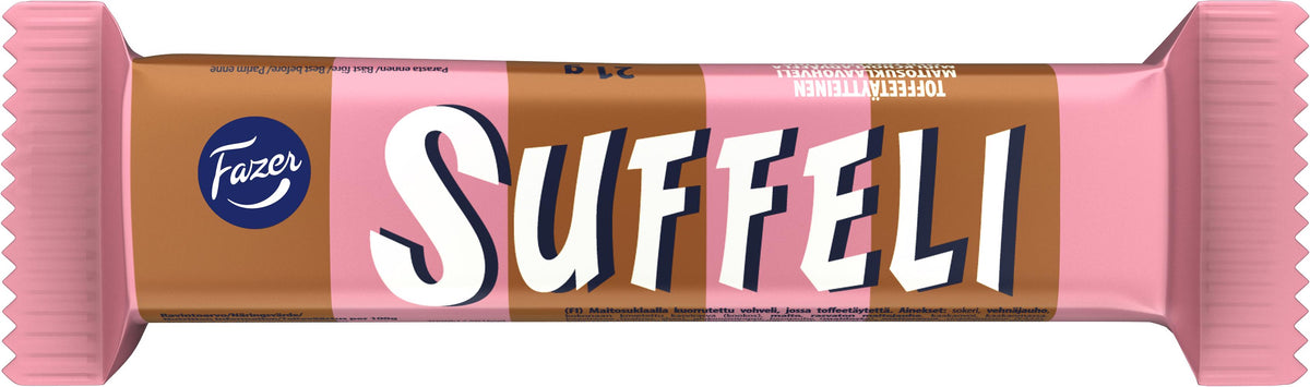 FAZER SUFFELI Chocolate Bar with Wafer & Toffee Filling 21g
