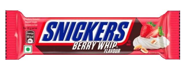 SNICKERS BERRY WHIP Flavor Chocolate Bar 40g