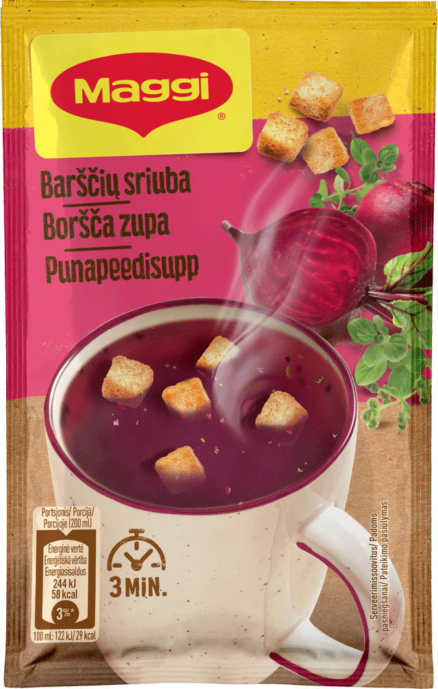 MAGGI Instant Beetroot Soup with Croutons 16g