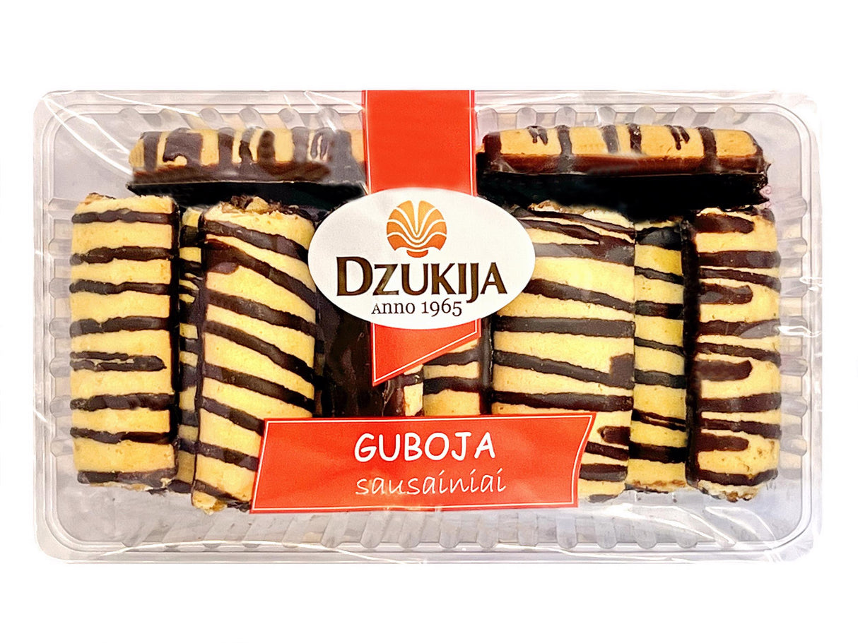 DZUKIJA Shortbread Cookies with Apple Marmalade Filling & Chocolate Glaze 290g