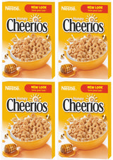 NESTLE CHEERIOS Wholegrain Breakfast Cereal with Honey 4 x 375g