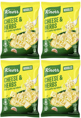 4 KNORR CHEESE & HERBS Flavor Ramen Packs Instant Noodles Snacks 61g 2.15oz