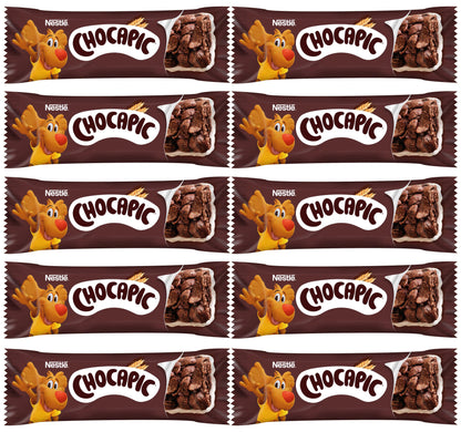 10 NESTLE CHOCAPIC Wholegrain Breakfast Cereal Bars Snacks Sweets 25g 0.88oz