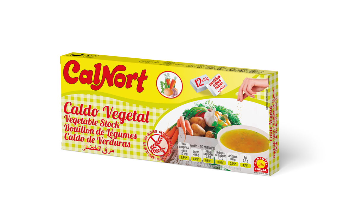 CALNORT Vegetable Bouillon Cubes 120g