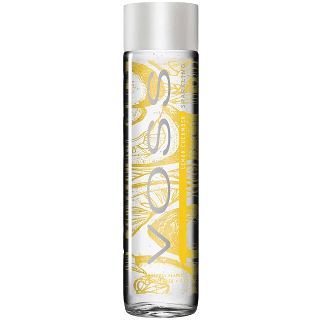 VOSS LEMON CUCUMBER Flavored Sparkling Natural Mineral Water 375ml