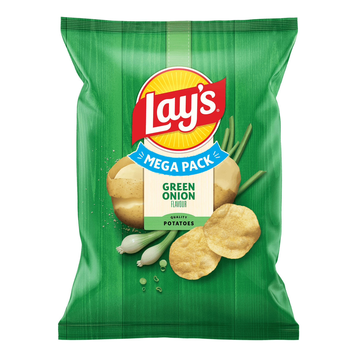 LAYS Green Onion Flavor Potato Chips 180g