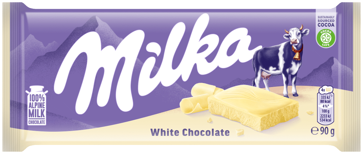 MILKA White Chocolate Bar 90g